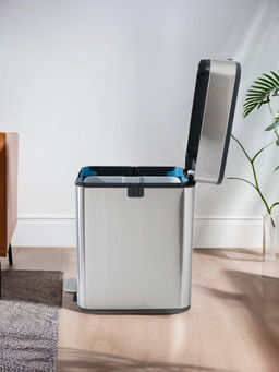 Savya Home - Pedal Dustbin 30L Silver