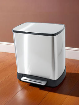 Savya Home - Pedal Dustbin 20L Silver