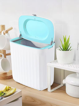 Savya Home - Hanging Dustbin 8L Light Blue