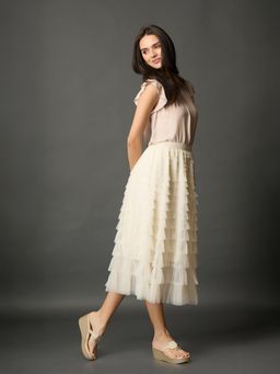 PEPPER - Womens Beige Wedges Heels