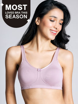 Nykd by Nykaa - Encircled with love Cotton Shape & Support Non Padded Non Wired NYB169 Elderberry
