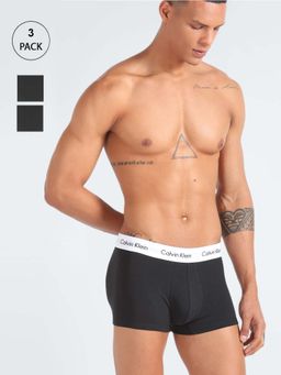 Calvin Klein - Men Multi-Color Solid Trunk (Pack of 3)