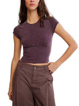 Free People - Protagonist Crop Top - Purple