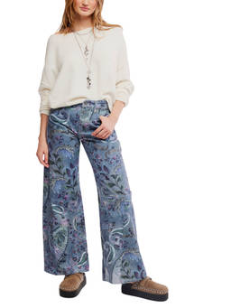 Free People - Alter Ego Wide Leg Jean - Blue