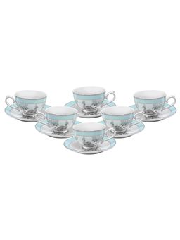 HITKARI POTTERIES - Jahanara Cup Saucer Set Of 12Pc