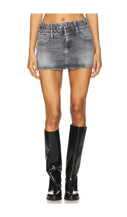 3x1 - Celine Double Waist Skirt