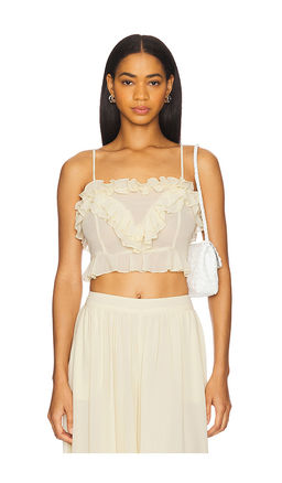 Bardot - Alira Frill Detail Crop Top