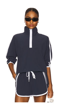 Beyond Yoga - Contrast Half Zip Pullover