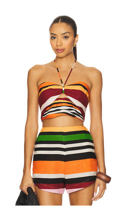 Cala de la Cruz - Naos Crop Top in AgaveBW