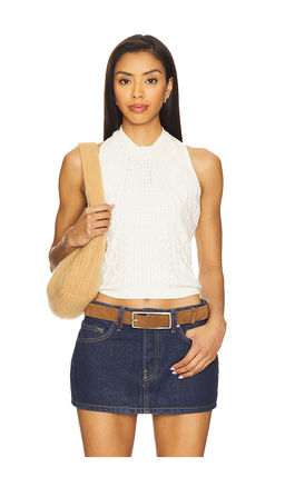 Central Park West - Junie Cabled Halter Top