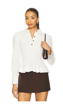 Damson Madder - Hazel Shirred Shirt