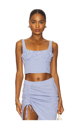 fleur du mal - Poplin Bustier Top