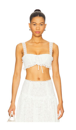For Love & Lemons - Daisy Lace Crop Top