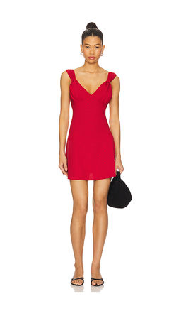 Frankies Bikinis - Emilia Crepe Mini Dress