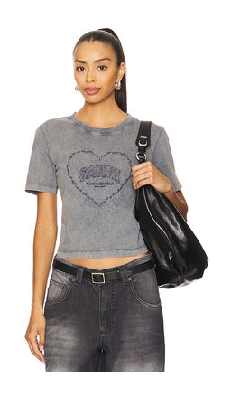 Ganni - Heavy Cotton Jersey Heart Small T-shirt