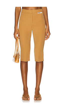 GCDS - Cupro Tailoring Capri Trousers