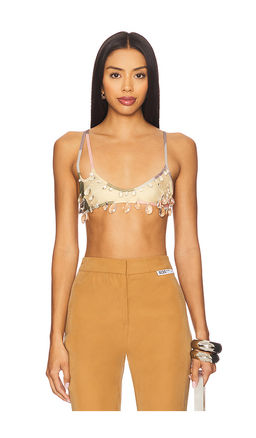 GCDS - Rainbow Lame' Sita Drops Bra