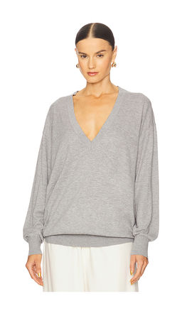 Helsa - Quintana Oversized V Neck Sweater