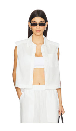 SIMKHAI - Winslow Cropped Shirt