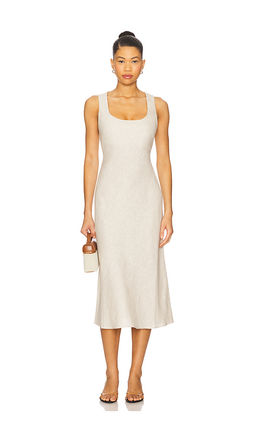 L'Academie - by Marianna Eula Linen Midi Dress