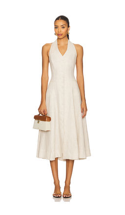 L'Academie - by Marianna Uma Linen Midi Dress