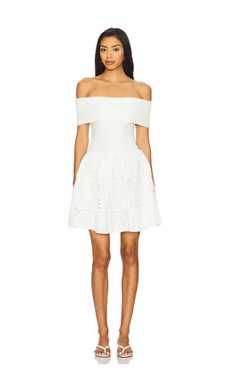 Line & Dot - Biva Mix-media Mini Dress