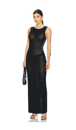 MORE TO COME - Ellise Crochet Maxi Dress