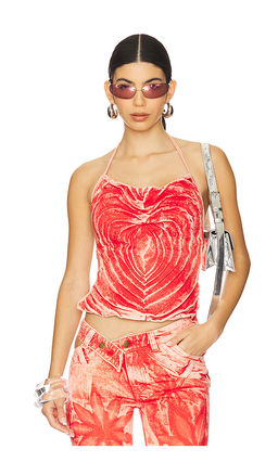 Masha Popova - Love Heart Bandana Top
