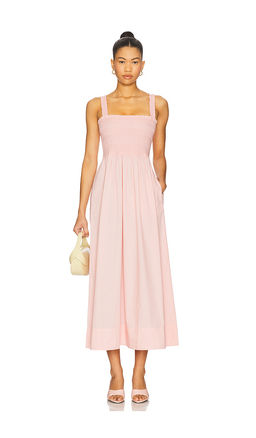 Pistola - Genevieve Smocked Embroidered Bodice Dress