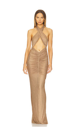 Retrofete - Oakley Mesh Embellished Dress