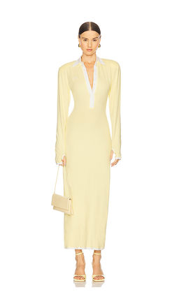Rowen Rose - Long Sleeve Polo Dress