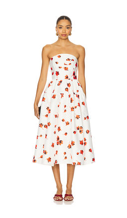 self-portrait - Floral Midi Dress