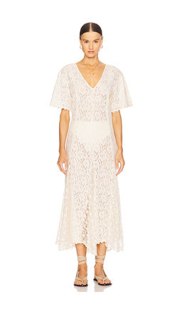SPELL - Lux Lisbon Lace Handkerchief Dress