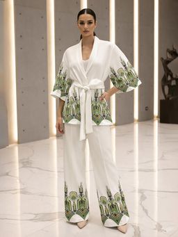 DOORS DESIGNS - Banana Fabric Print On Co-Ord Set