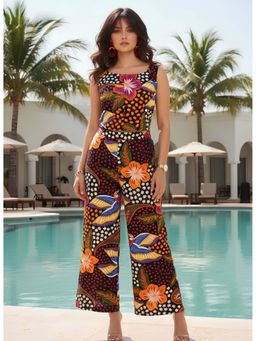Dora Dori - Multi-Color Floral Cotton Co-Ord Set