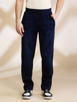 Being Human - Mens Bottom Track Pant Dark Blue