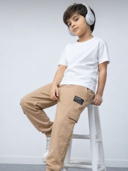 Napchief - Brown Solid Joggers