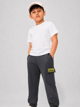 Napchief - Kids Vibe Check Dark Grey Joggers