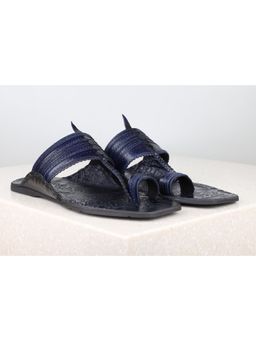 PRIVO - Blue Printed Sandals