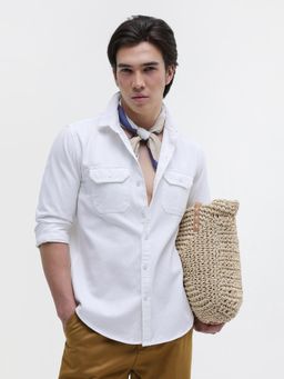 CAHOOT - Mens Twill Flap Pocket Regular Fit Shirt
