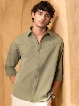 CAHOOT - Mens Solid Oversized Fit Shirt