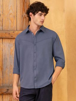 CAHOOT - Mens Solid Oversized Fit Shirt