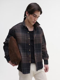 CAHOOT - Mens Yarn Dyed Plaid Oversized Fit Shirt