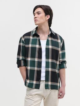 CAHOOT - Mens Yarn Dyed Plaid Oversized Fit Shirt