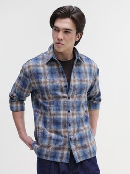 CAHOOT - Mens Yarn Dyed Buffalo Checks Oversized Fit Shirt