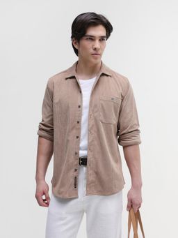 CAHOOT - Mens Patch Pocket Corduroy Regular Fit Shirt