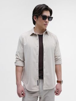 CAHOOT - Mens Textured Regular Fit Shirt