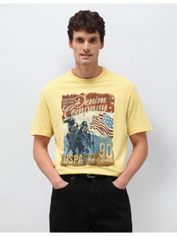 U.S. Polo Assn. Denim Co. - Graphic Printed Regular Fit T-Shirt