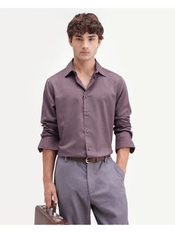 Rare Rabbit - Solid Dusky Purple Mens Shirt