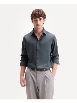 Rare Rabbit - Solid Teal Mens Shirt